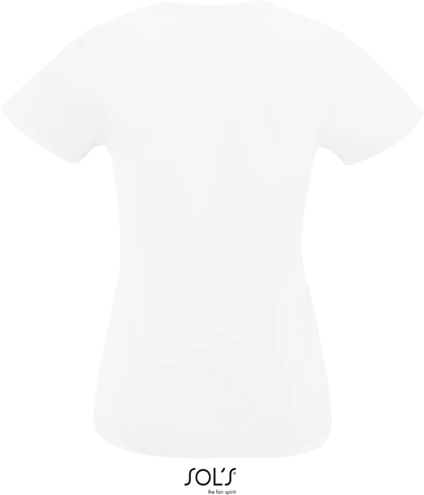 Schweres Damen V-Ausschnitt T-Shirt