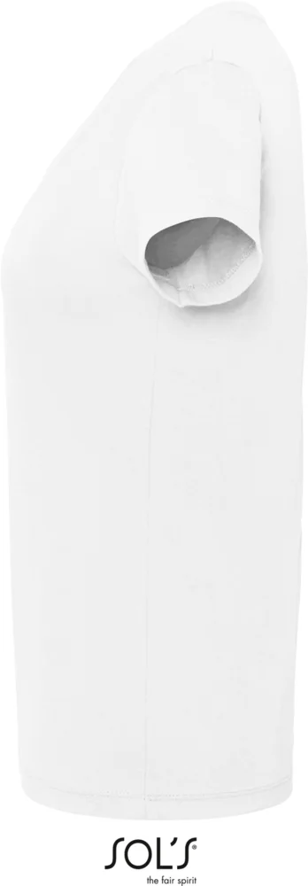 Schweres Damen V-Ausschnitt T-Shirt