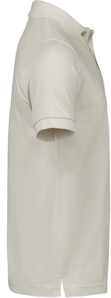 Heavyweight men's luxury stretch piqué polo