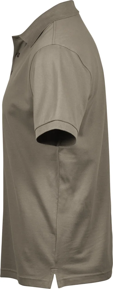 Heavyweight men's luxury stretch piqué polo