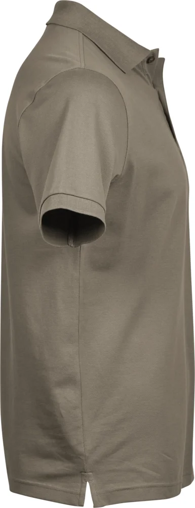 Heavyweight men's luxury stretch piqué polo