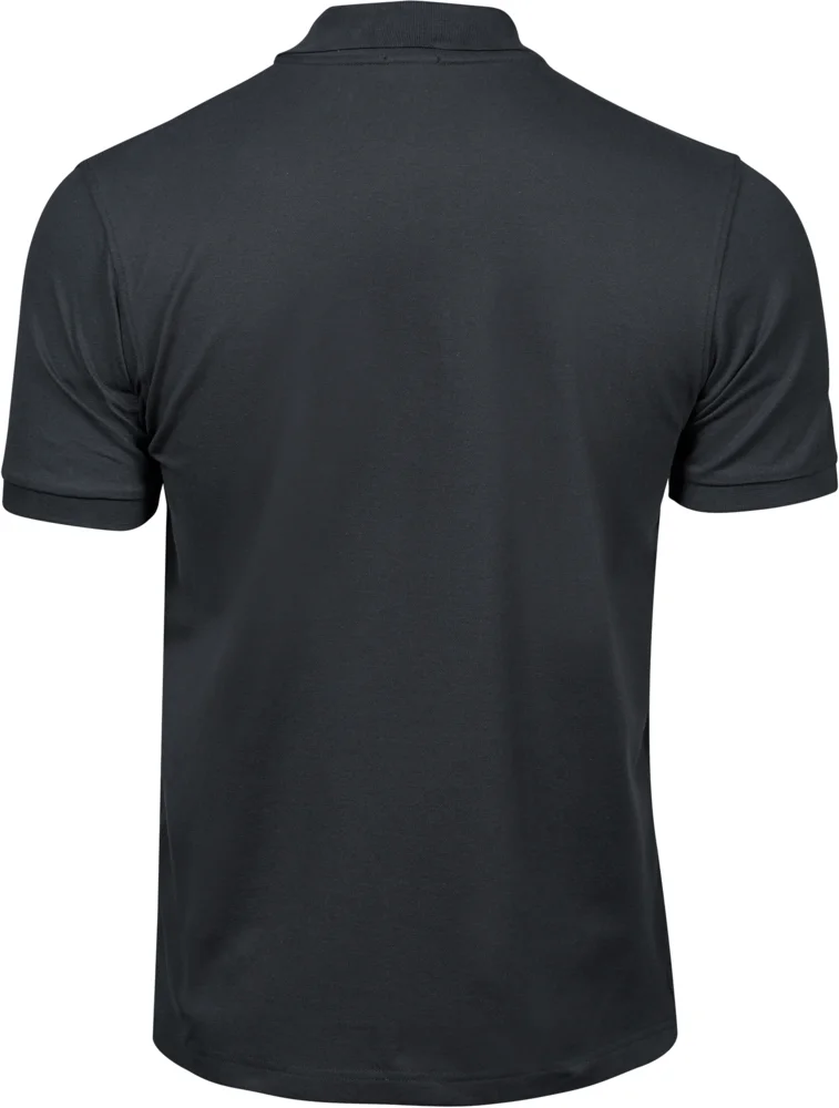 Heavyweight men's luxury stretch piqué polo