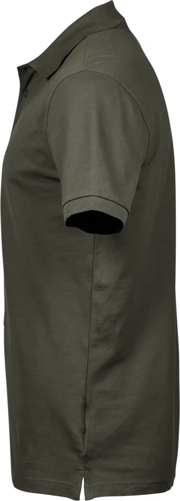 Heavyweight men's luxury stretch piqué polo