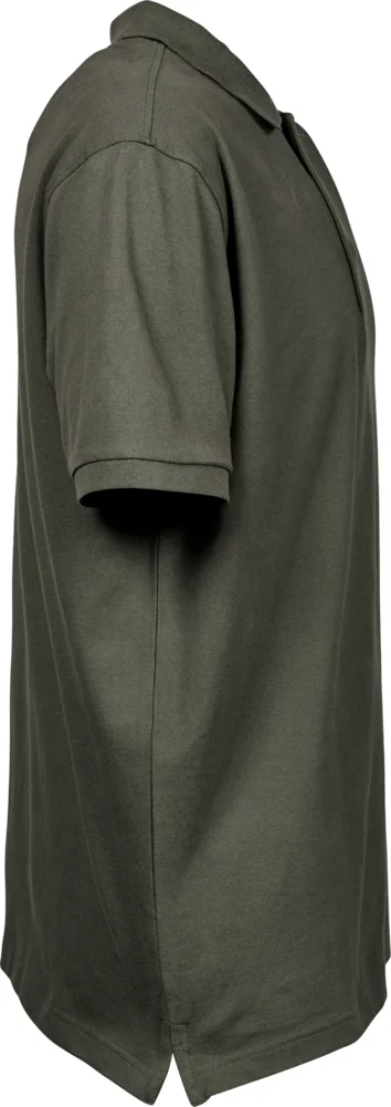 Heavyweight men's luxury stretch piqué polo