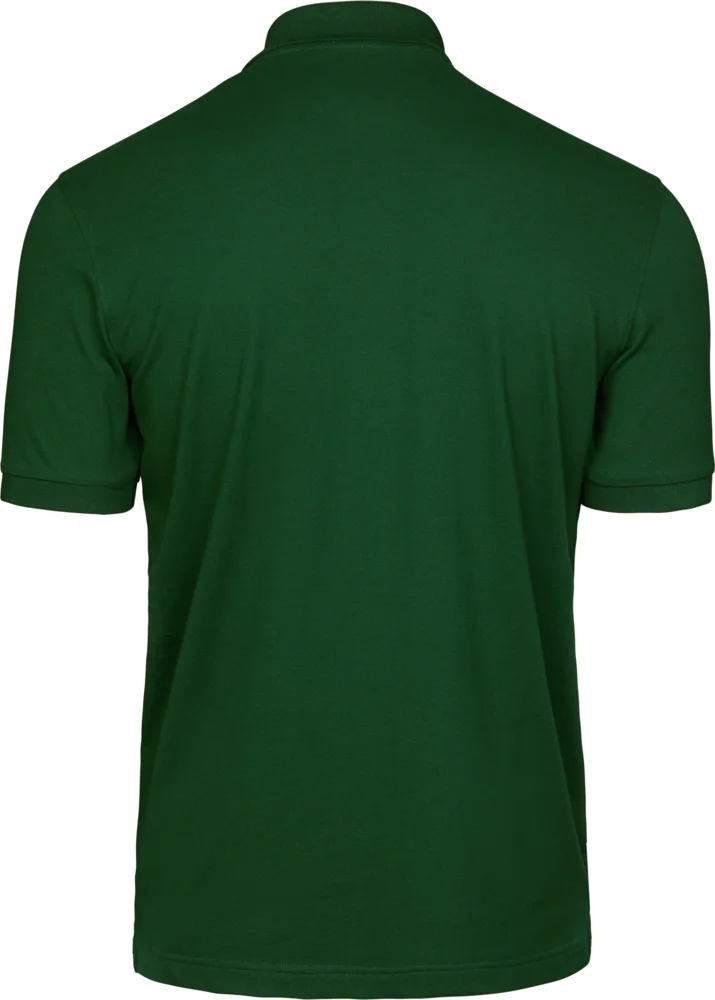 Heavyweight men's luxury stretch piqué polo