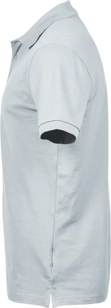 Heavyweight men's luxury stretch piqué polo