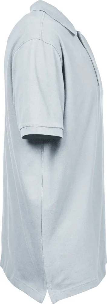 Heavyweight men's luxury stretch piqué polo