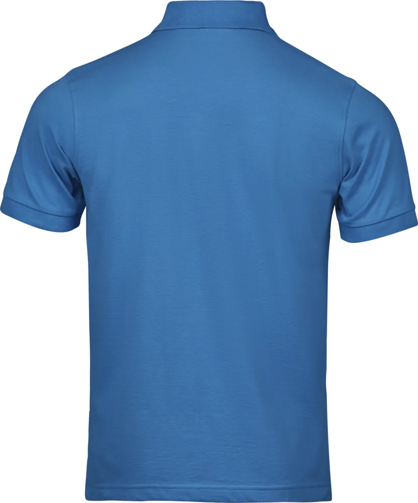 Heavyweight men's luxury stretch piqué polo
