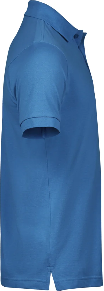 Heavyweight men's luxury stretch piqué polo