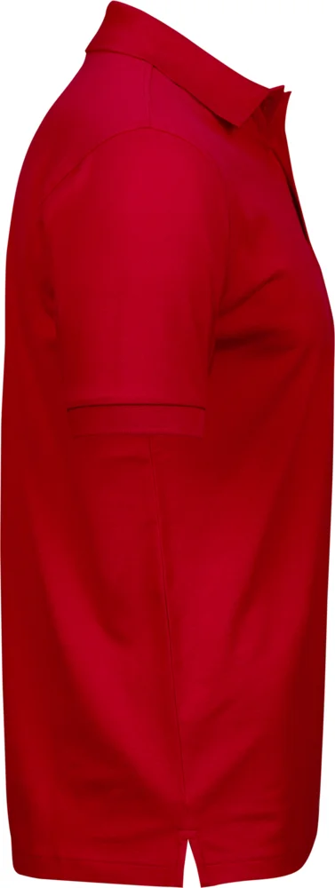 Heavyweight men's luxury stretch piqué polo