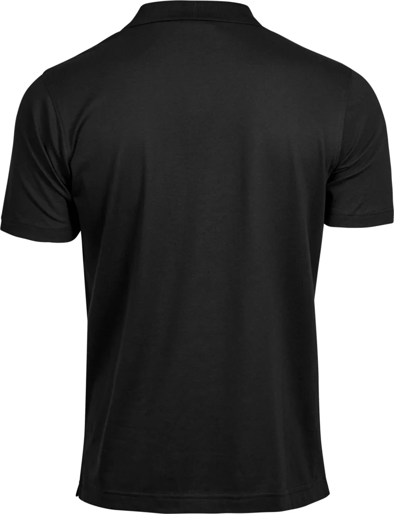 Schweres Herren Luxus V-Neck Stretch Piqué Polo