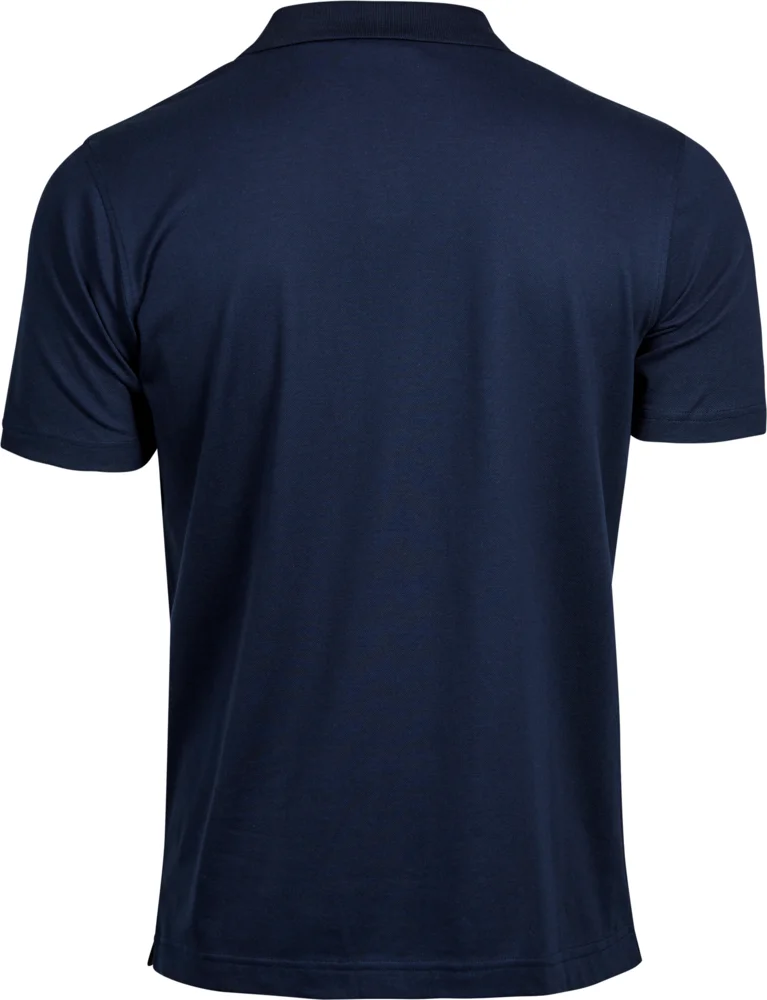 Schweres Herren Luxus V-Neck Stretch Piqué Polo
