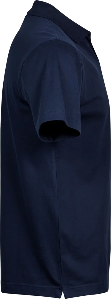 Schweres Herren Luxus V-Neck Stretch Piqué Polo
