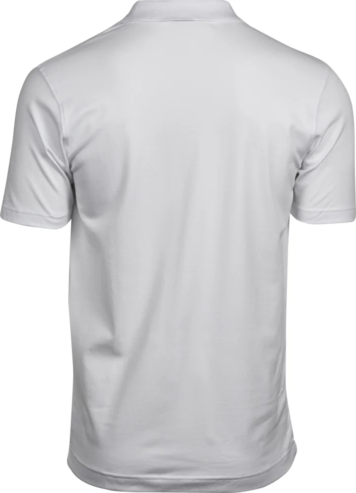 Schweres Herren Luxus V-Neck Stretch Piqué Polo