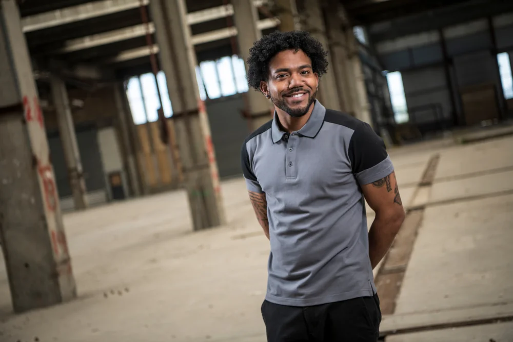 Schweres Herren Piqué Polo