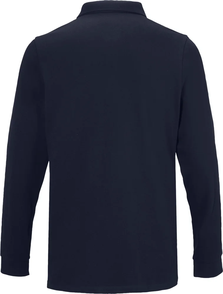 Schweres Herren Piqué Polo langarm