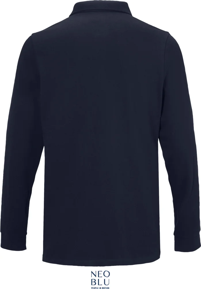 Schweres Herren Piqué Polo langarm
