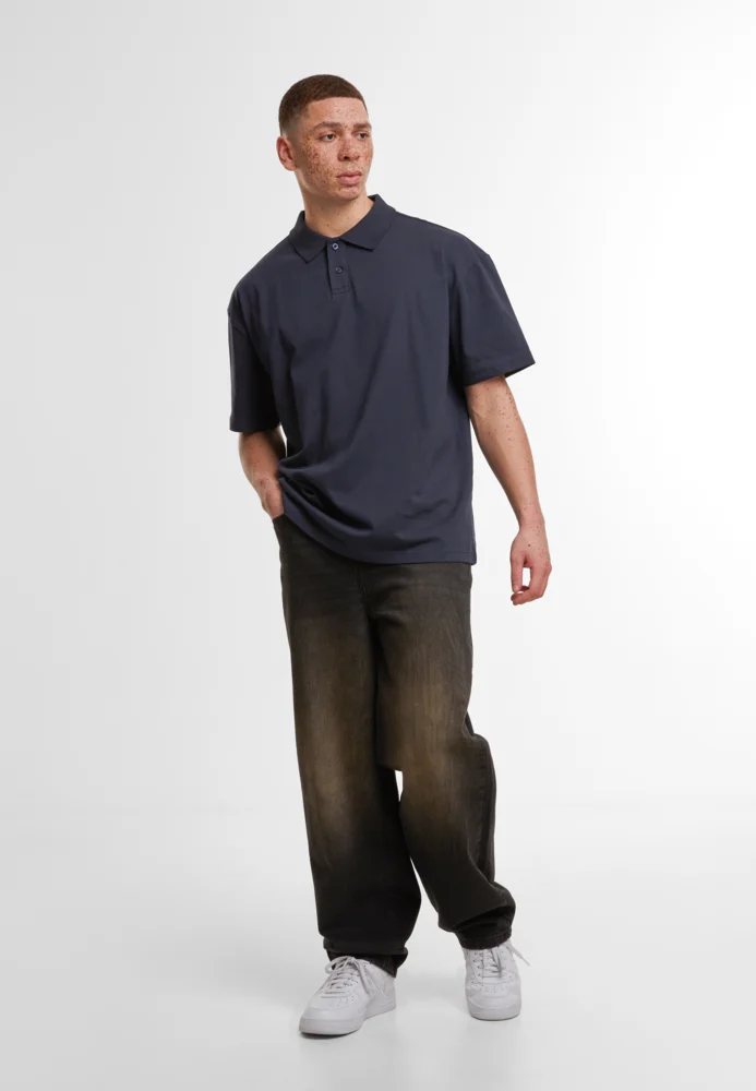 Schweres Herren Piqué Polo "Oversize"