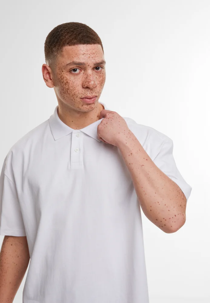 Schweres Herren Piqué Polo "Oversize"