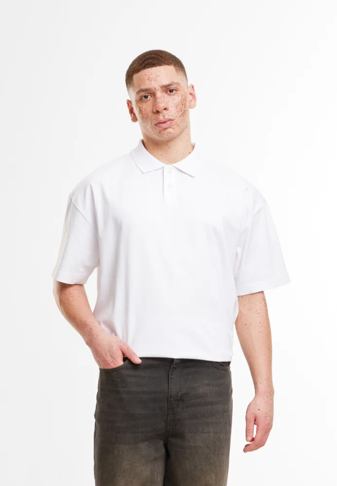 Schweres Herren Piqué Polo "Oversize"