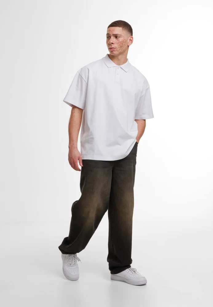 Schweres Herren Piqué Polo "Oversize"