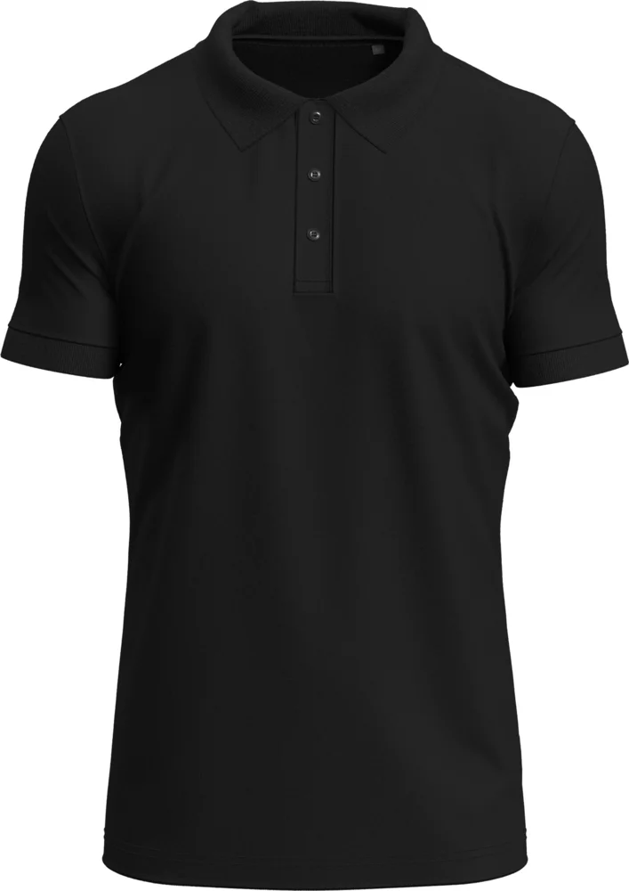 Schweres Herren Stretch Piqué Polo