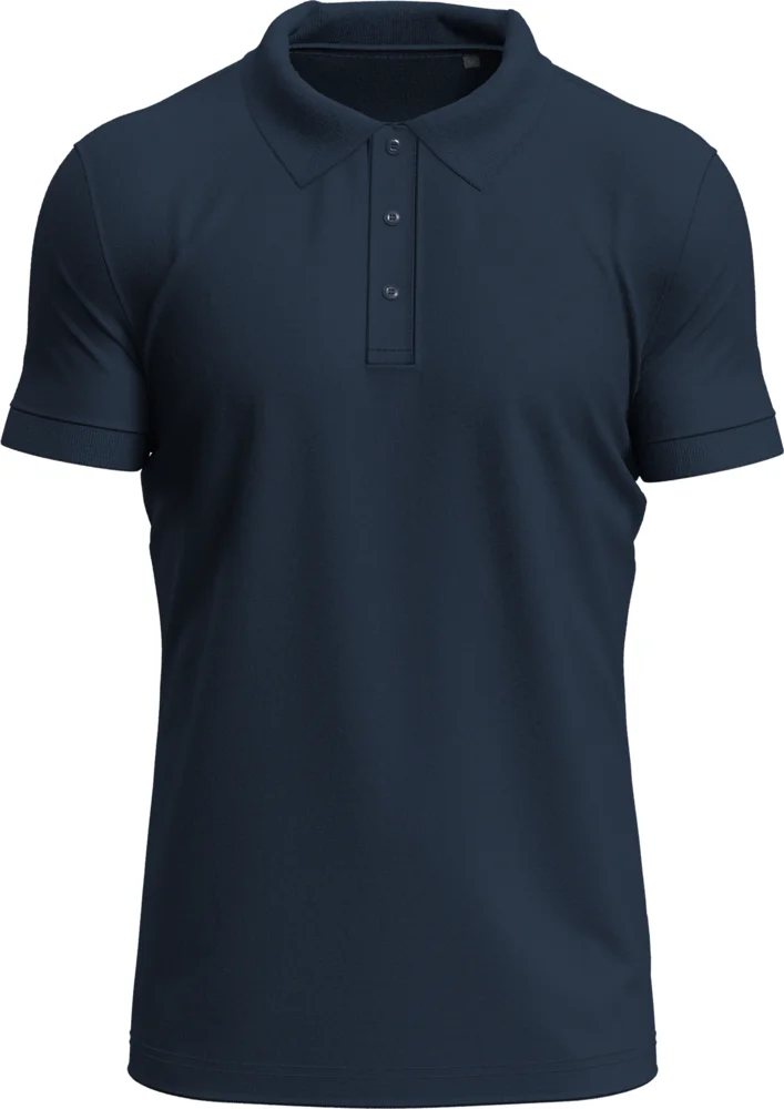 Schweres Herren Stretch Piqué Polo