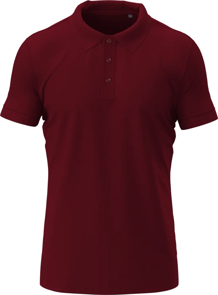 Schweres Herren Stretch Piqué Polo