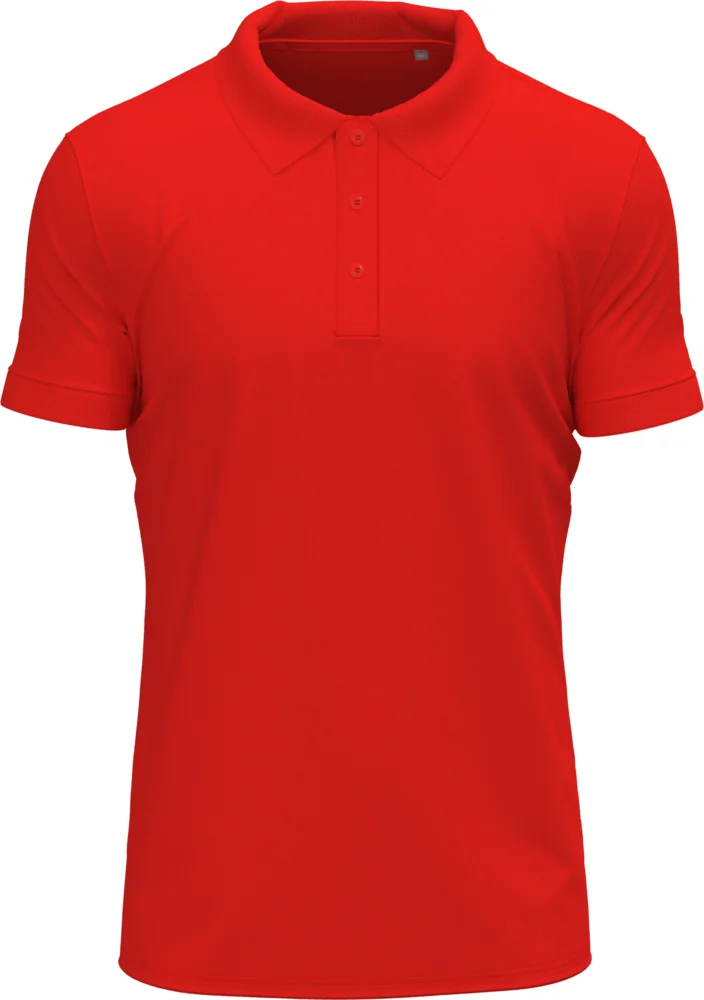 Schweres Herren Stretch Piqué Polo