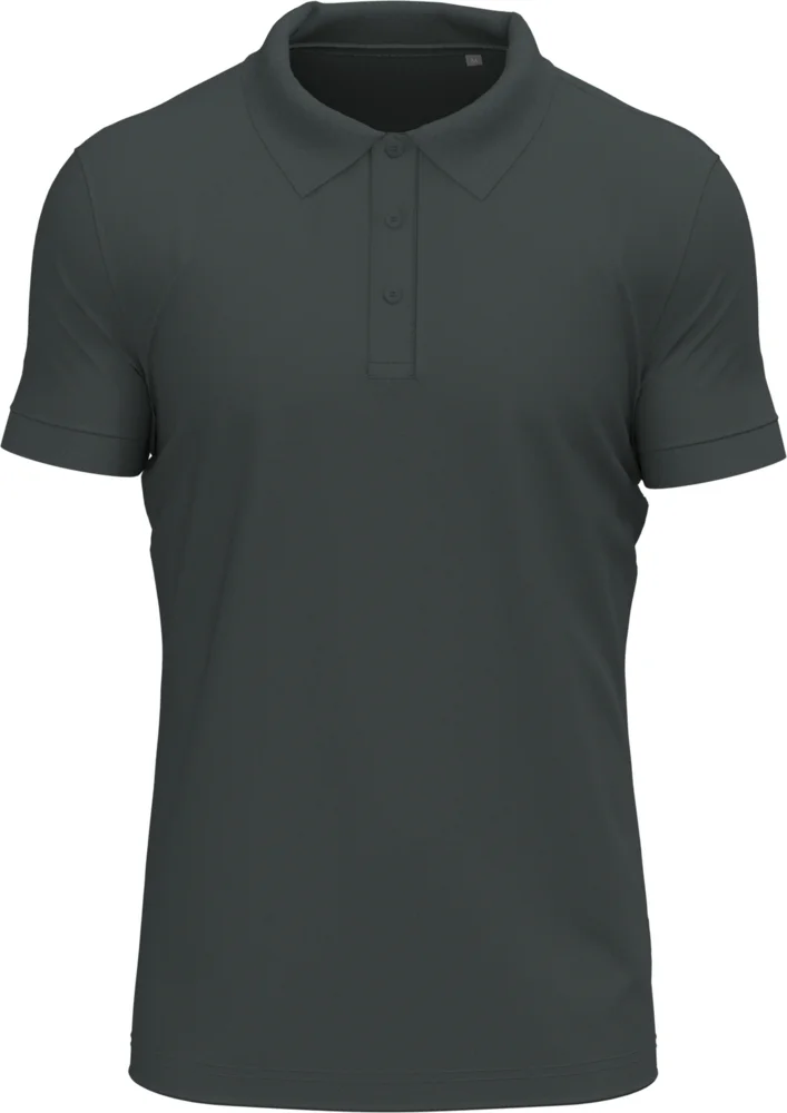 Schweres Herren Stretch Piqué Polo