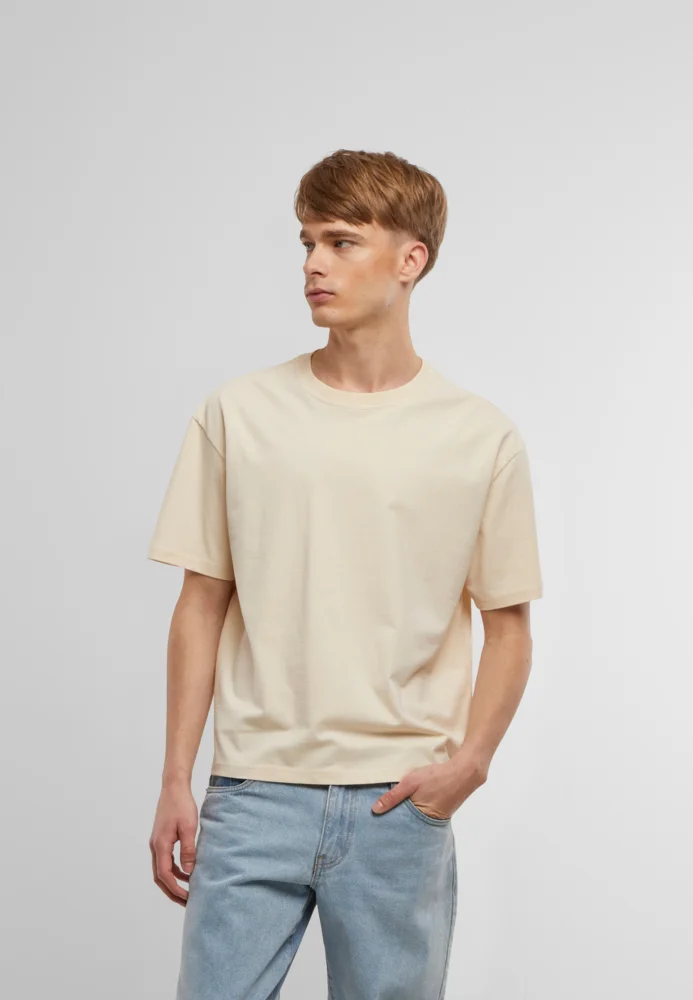 Schweres Herren T-Shirt "Cropped Oversize"