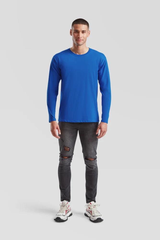 Schweres Herren T-Shirt langarm