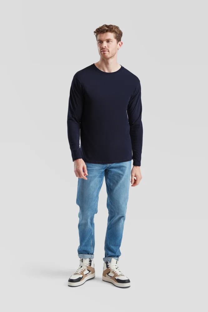 Schweres Herren T-Shirt langarm