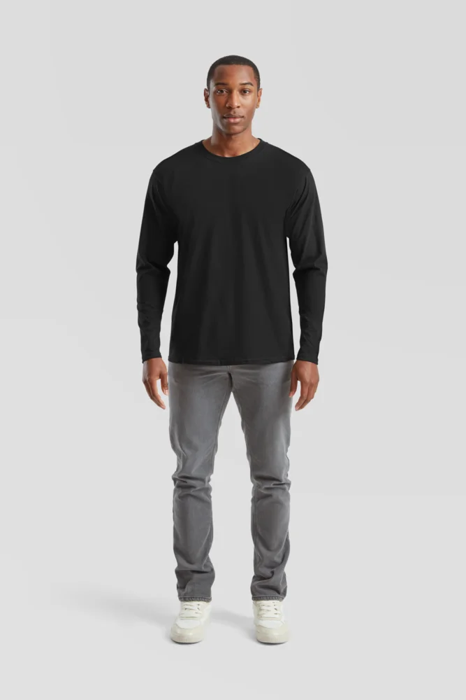 Schweres Herren T-Shirt langarm