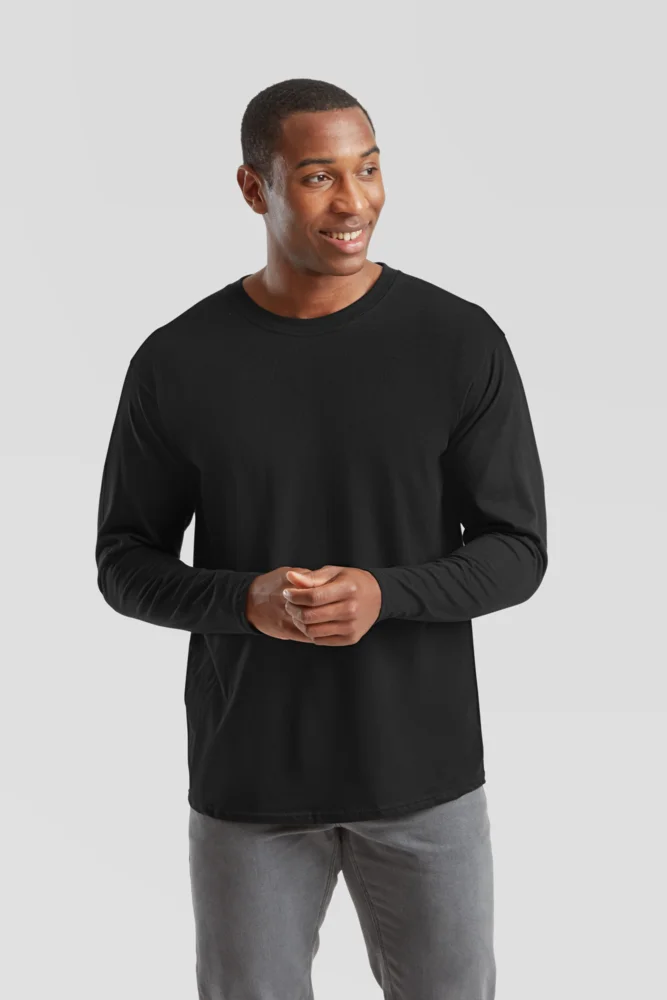 Schweres Herren T-Shirt langarm