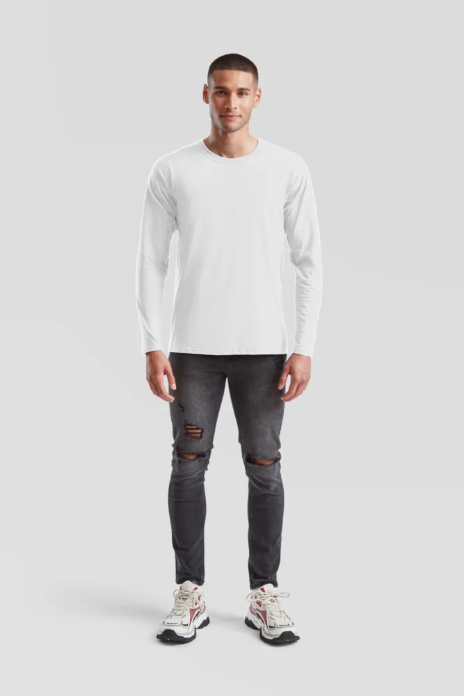 Schweres Herren T-Shirt langarm
