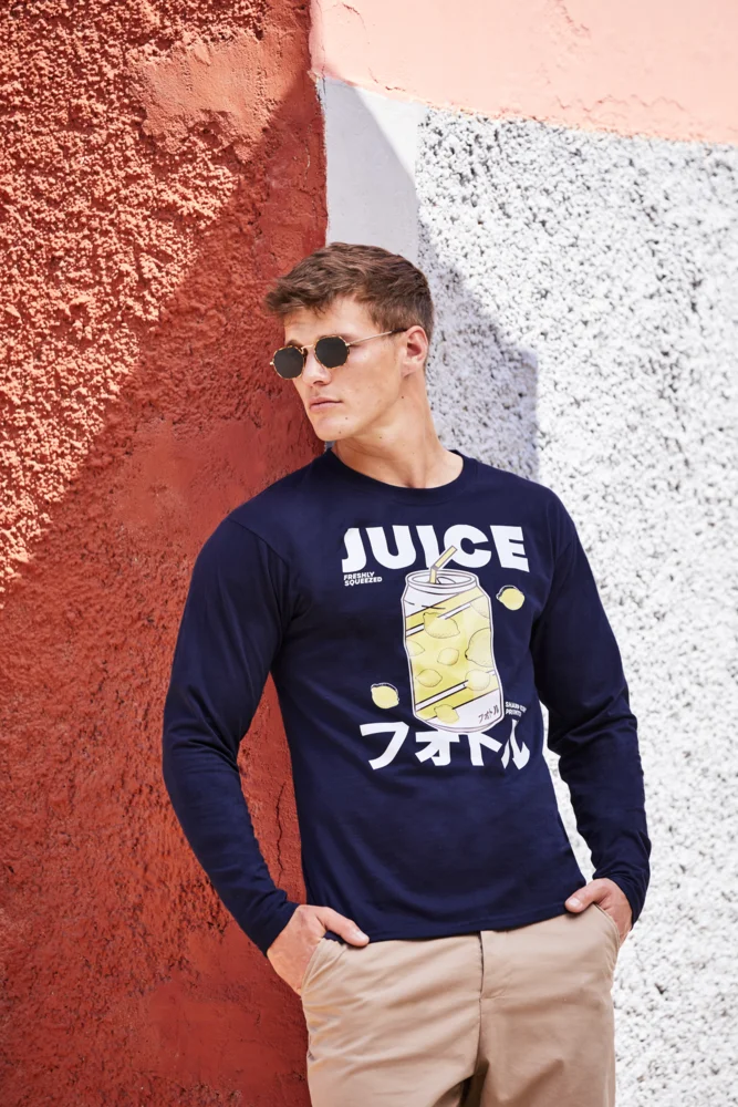 Schweres Herren T-Shirt langarm