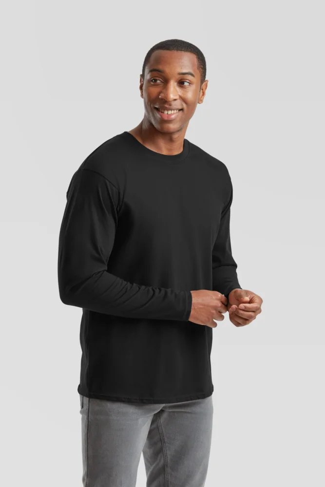 Schweres Herren T-Shirt langarm