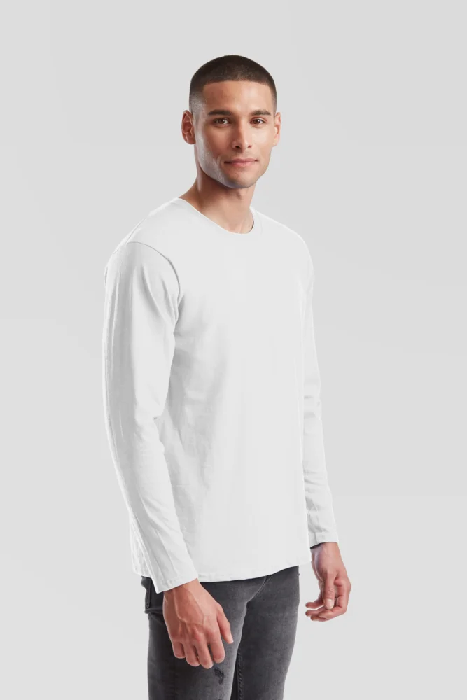 Schweres Herren T-Shirt langarm