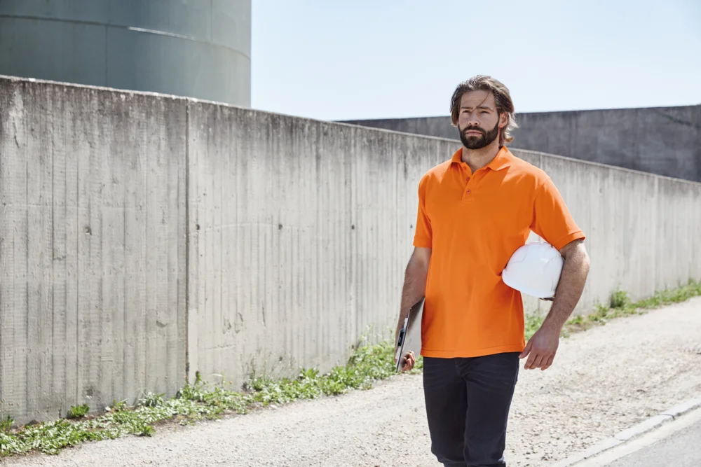 Heavy Men's Workwear Piqué Polo