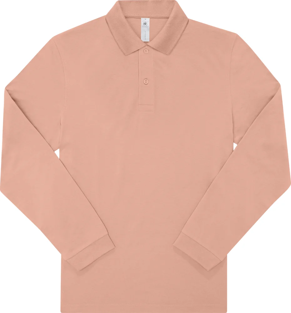 Schweres Piqué Polo langarm