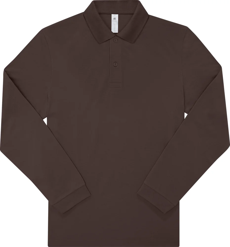 Schweres Piqué Polo langarm