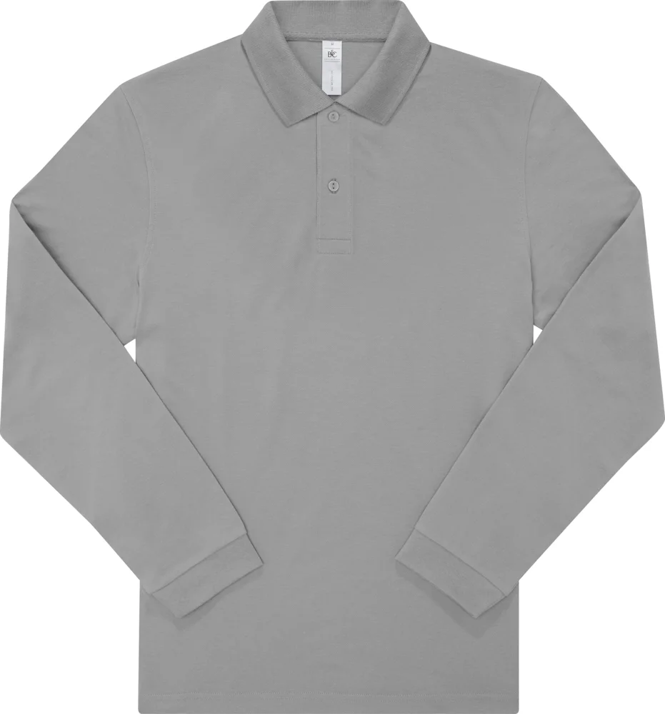 Schweres Piqué Polo langarm