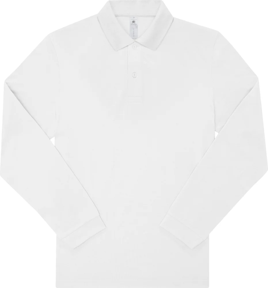 Schweres Piqué Polo langarm