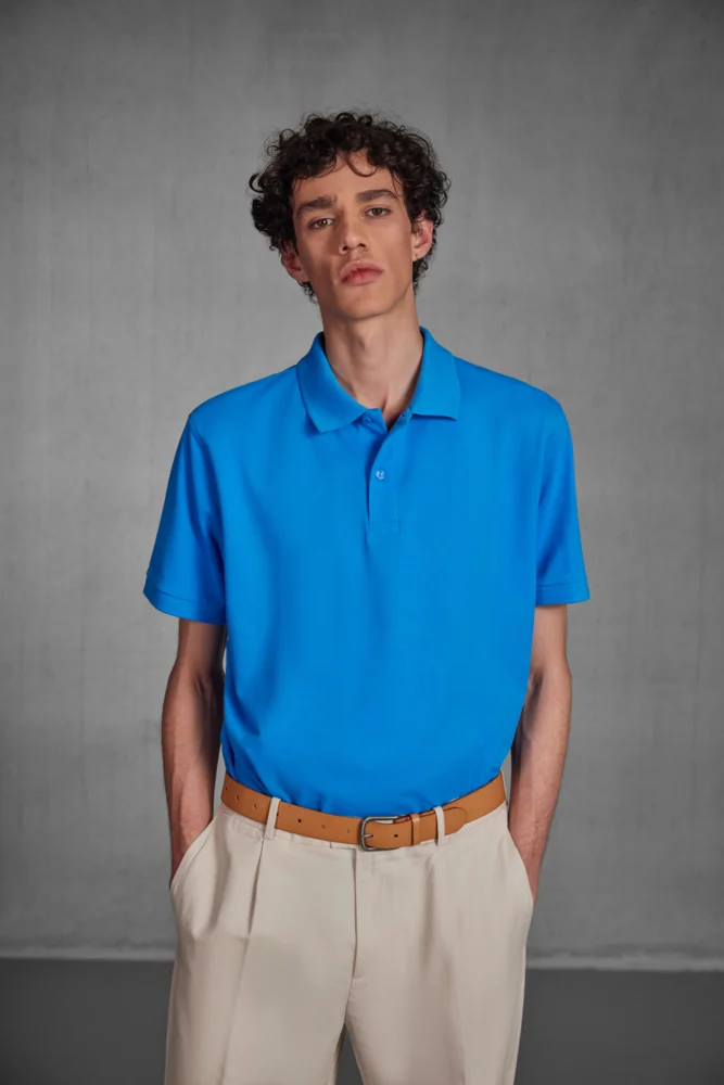 Schweres Piqué Polo