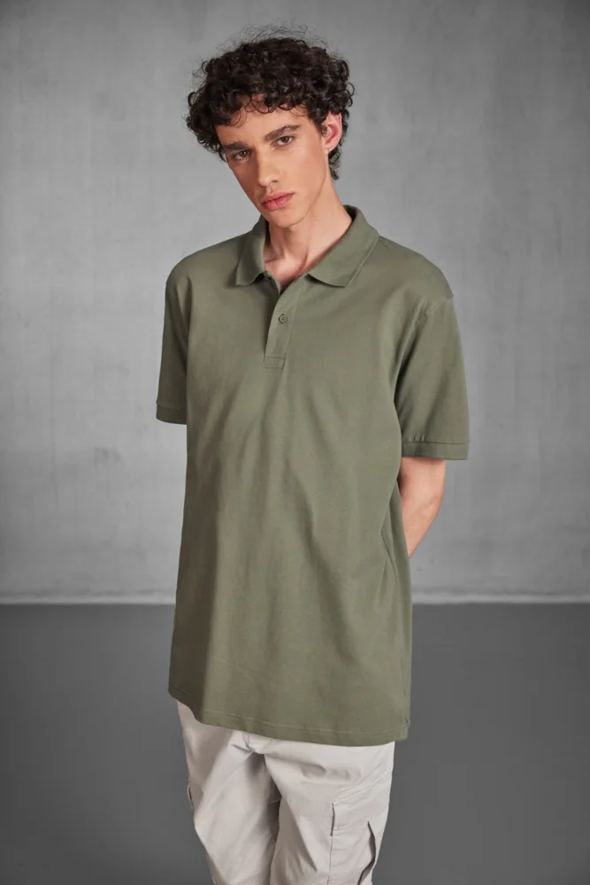 Schweres Piqué Polo