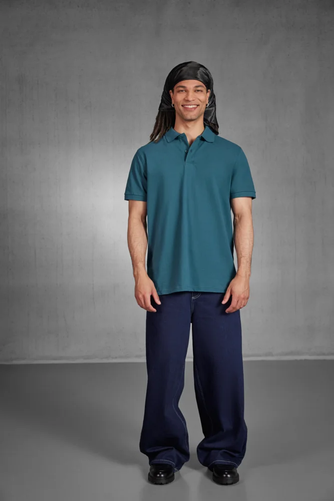 Schweres Piqué Polo