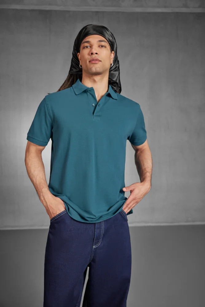 Schweres Piqué Polo