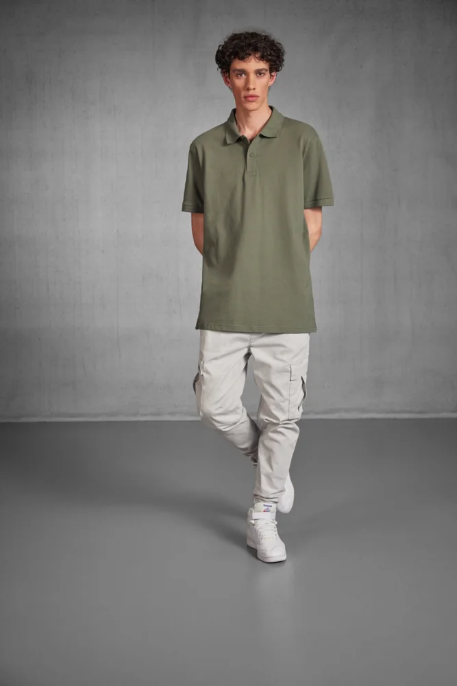 Schweres Piqué Polo