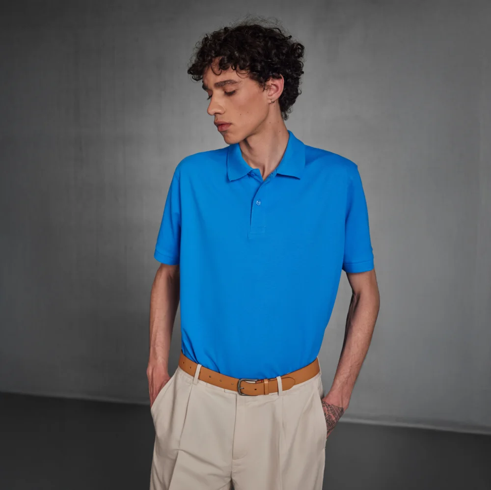 Schweres Piqué Polo